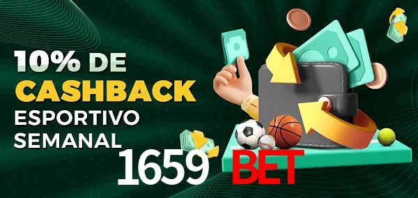 10% de bônus de cashback na 1659 bet